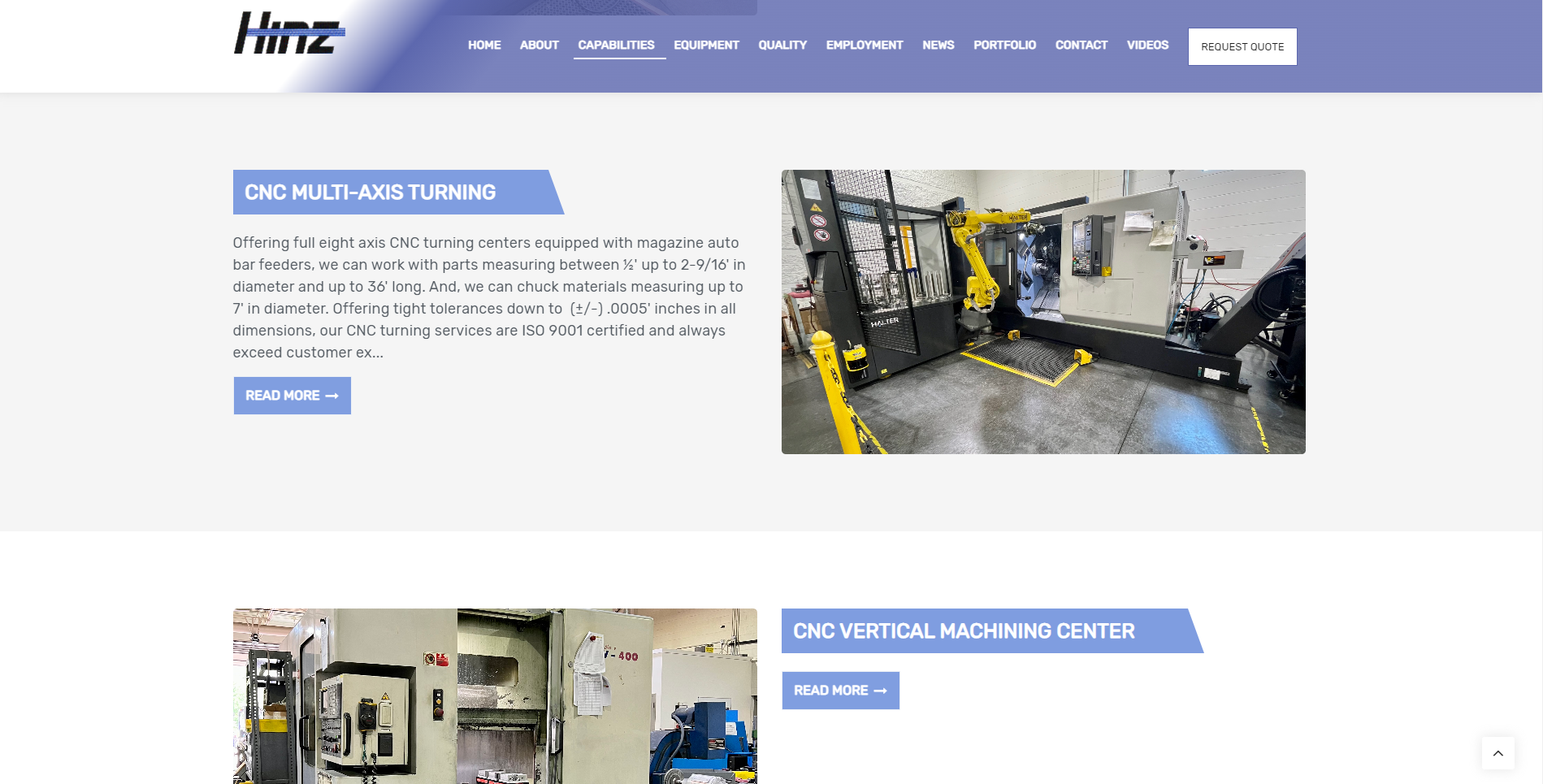 industrial website design Kansas City