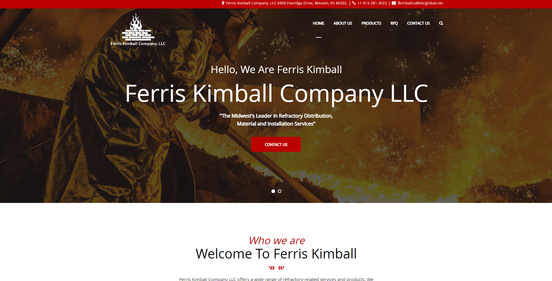 Web Design for Ferris Kimball Company