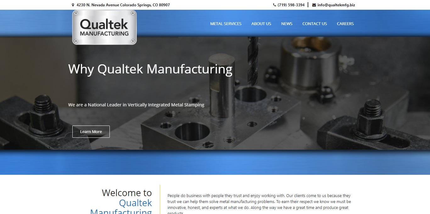 Qualtek Manufacturing Industrial Manufacturer