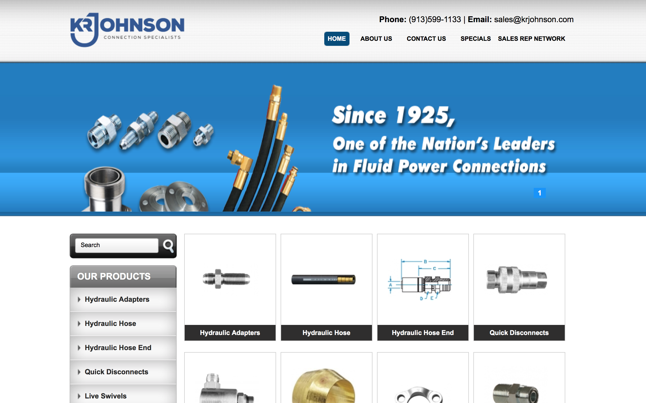 Archived Web Design for KR Johnson